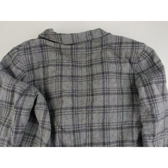 Womans Vintage Pendleton 100% Virgin Wool Blazer Jacket Gray & Black Plaid - Picture 5 of 11